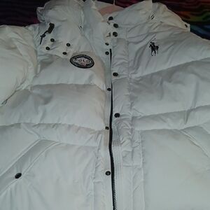 Ralph Lauren White Shirt with Black Number